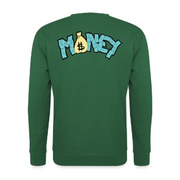 Money - Sweat-shirt Unisexe - vert foncé - Dos