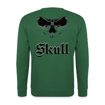 Totenkopf als Geschenkidee - Unisex Pullover - Grün - Hinten