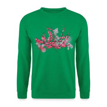 sakura - Unisex Pullover - Kelly Green - Vorne