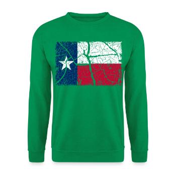 Texas Vintage - Unisex Pullover - Kelly Green - Vorne