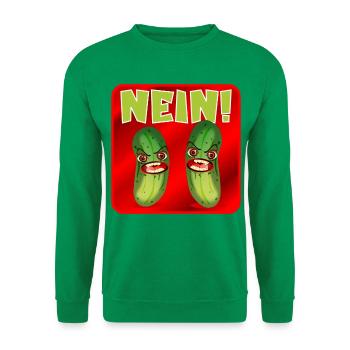 SALZGURKEN ESSIGGURKEN - NEIN - Unisex Pullover - Kelly Green - Vorne