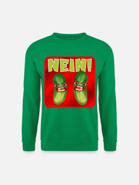 SALZGURKEN ESSIGGURKEN - NEIN - Unisex Pullover - Kelly Green