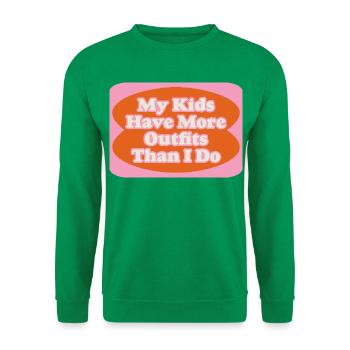 Outfit Battle Mom vs. Kids - Unisex Pullover - Kelly Green - Vorne