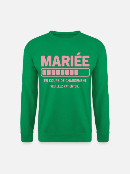 Braut lädt Humor Junggesellenabschied - Unisex Pullover - Kelly Green