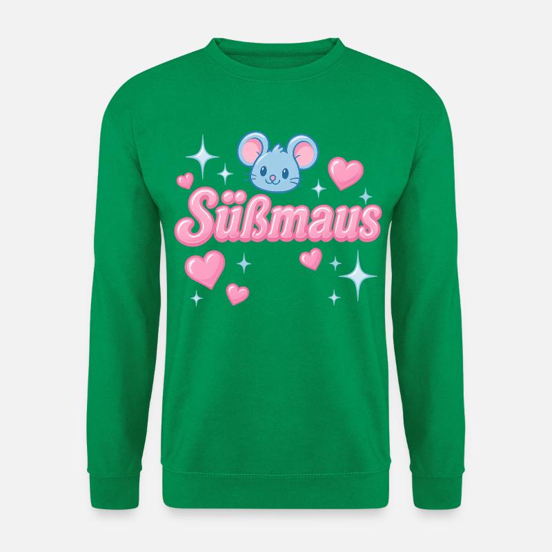 Süßmaus - y2K statement design - Unisex Pullover - Kelly Green