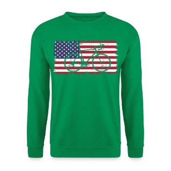 Radsport USA - Unisex Pullover - Kelly Green - Vorne