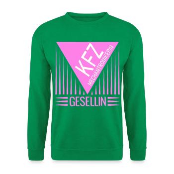 KFZ-Mechatronikerin Gesellin - Unisex Pullover - Kelly Green - Vorne