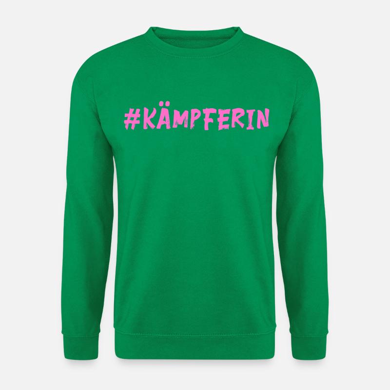 Kämpferin - Mut machen - Unisex Pullover - Kelly Green