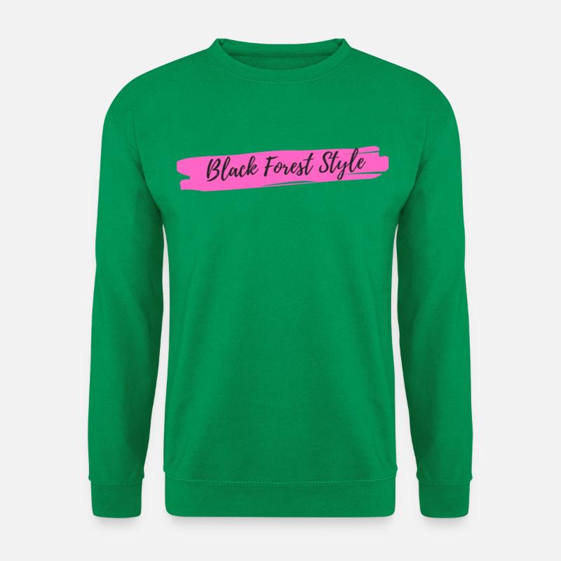Black Forest Style Pink - Unisex Pullover - Kelly Green