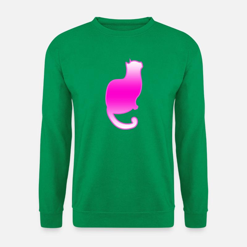 Cat - Unisex Sweatshirt - kelly green
