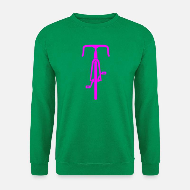 Rennrad Frontsilhouette - Unisex Pullover - Kelly Green