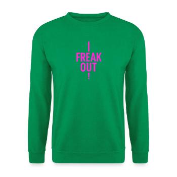 Freak Out - Unisex Pullover - Kelly Green - Vorne