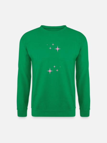 Funkeln Glitzer Sterne - Unisex Pullover - Kelly Green