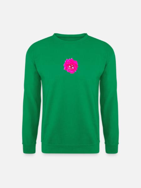 Pop Art Rose - Unisex Pullover - Kelly Green