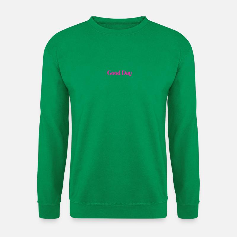 Happy Day Pink Retro - Unisex Pullover - Kelly Green