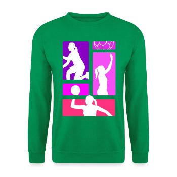 Handball Joueur de handball Entraîneur de handball Don de fan - Sweat-shirt Unisexe - vert - Devant