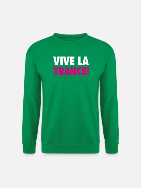 Vive La Trance! (pink) - Unisex Pullover - Kelly Green
