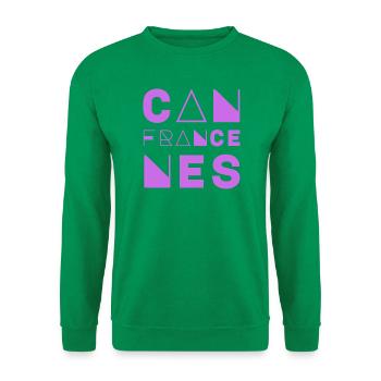CANNES, FRANKREICH - Unisex Pullover - Kelly Green - Vorne