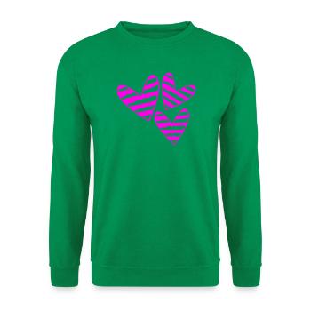 VALENTINSTAG. Junggesellinnenabschied. ICH LIEBE DICH. ICH LIEBE DICH. LIEBE - Unisex Pullover - Kelly Green - Vorne