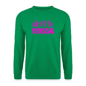 Grundschule 3. Klasse - Dritte Schulklasse - Unisex Pullover - Kelly Green - Vorne