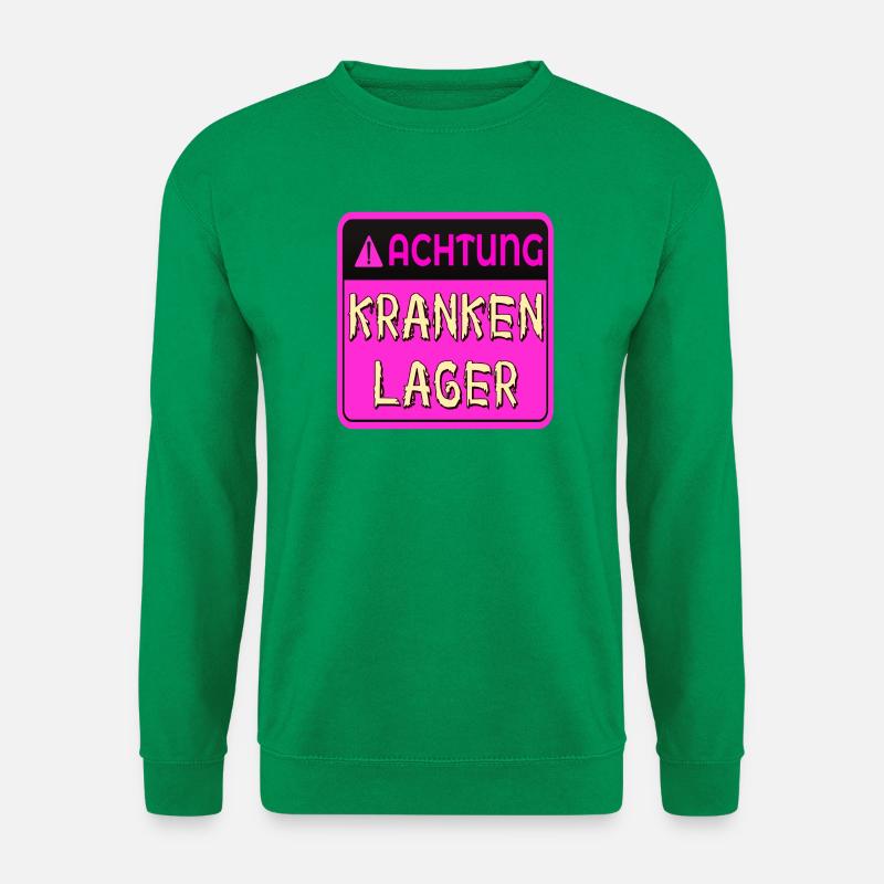 GUTE BESSERUNG KRANKENLAGER - Unisex Pullover - Kelly Green