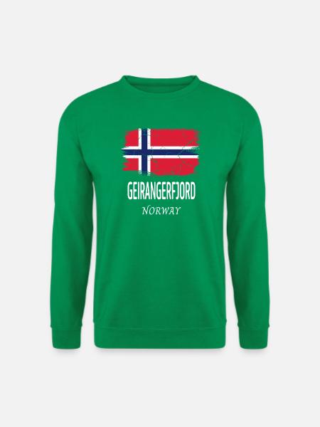 Geirangerfjord - Unisex Pullover - Kelly Green