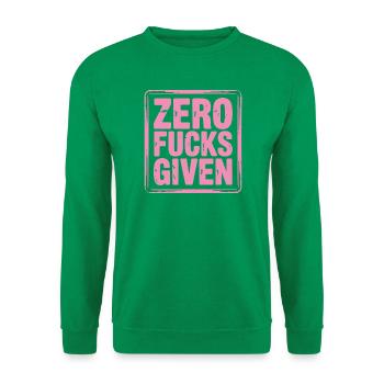 Entspannter Ausdruck von Selbstsicherheit - Unisex Pullover - Kelly Green - Vorne