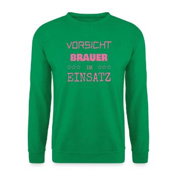 Brauer als Berufung - Unisex Pullover - Kelly Green - Vorne
