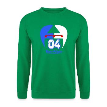  Logo Bas-Alpin - Sweat-shirt Unisexe - vert - Devant