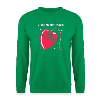Kaufrausch Cyber Monday - Unisex Pullover - Kelly Green - Vorne
