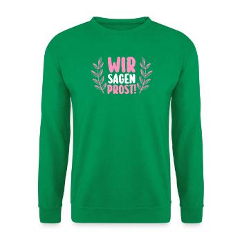 JGA Team Braut Junggesellinnenabschied - Unisex Pullover - Kelly Green - Vorne