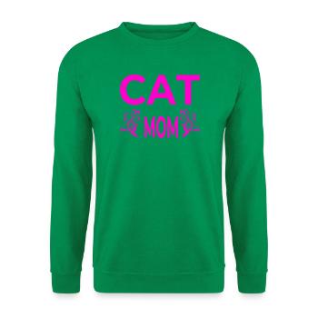 feline - Unisex Sweatshirt - kelly green - Front