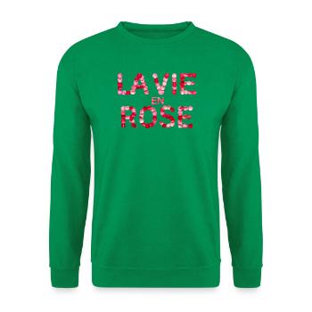 La Vie en Rose - Unisex Pullover - Kelly Green - Vorne