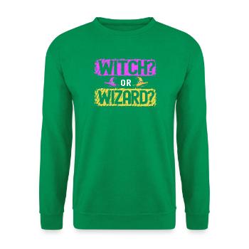 Halloween Gender Reveal - Unisex Pullover - Kelly Green - Vorne