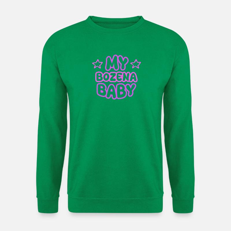 Bozena as a given name - Unisex Sweatshirt - kelly green