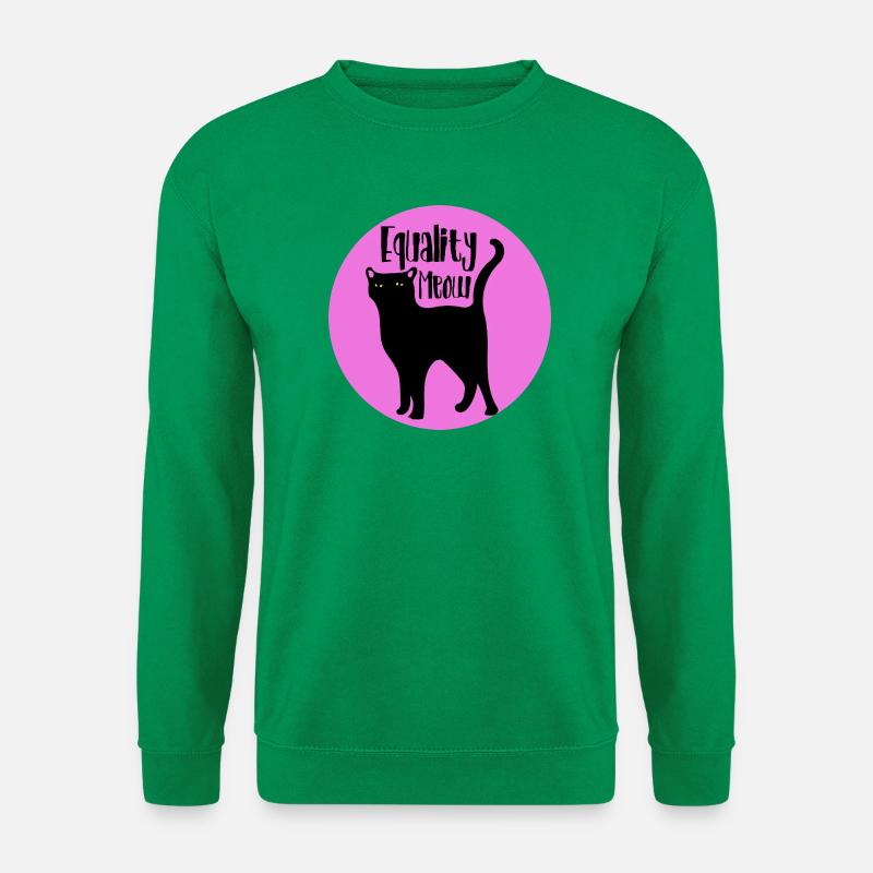 Gleichheit Miau-Katze - Unisex Pullover - Kelly Green