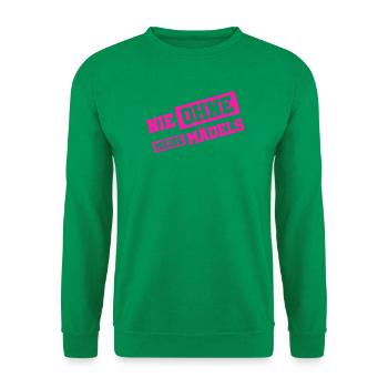 Nie ohne meine Mädels - Unisex Pullover - Kelly Green - Vorne