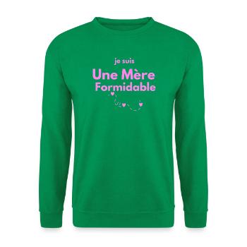 Beeindruckende Mutter - Unisex Pullover - Kelly Green - Vorne