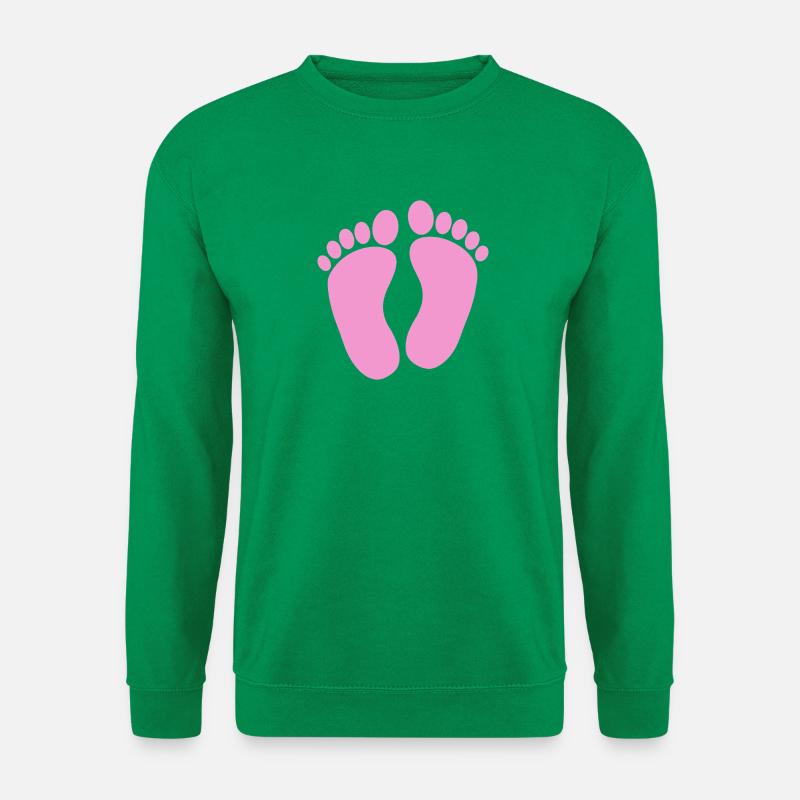 Babyfüße - Unisex Pullover - Kelly Green