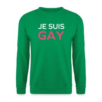 Ich bin schwul - Unisex Pullover - Kelly Green - Vorne