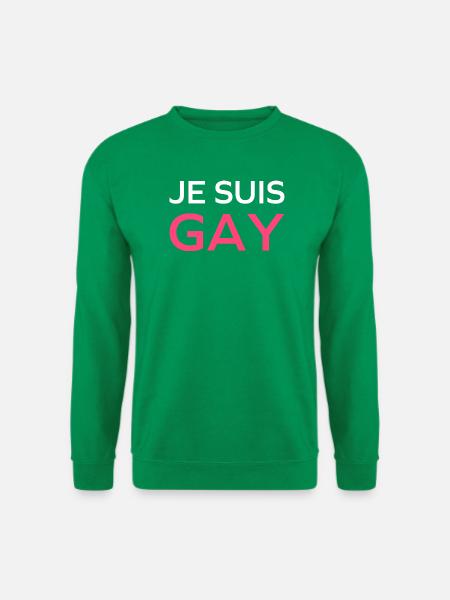 Ich bin schwul - Unisex Pullover - Kelly Green