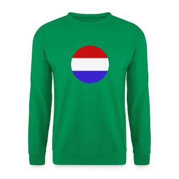 Niederländische Rundflagge - Unisex Pullover - Kelly Green - Vorne