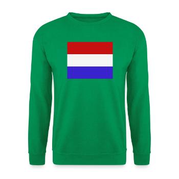 Niederländische Flagge - Unisex Pullover - Kelly Green - Vorne