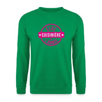 Ausgezeichnet zum Koch des Jahres: Rose Pro Badge - Unisex Pullover - Kelly Green - Vorne