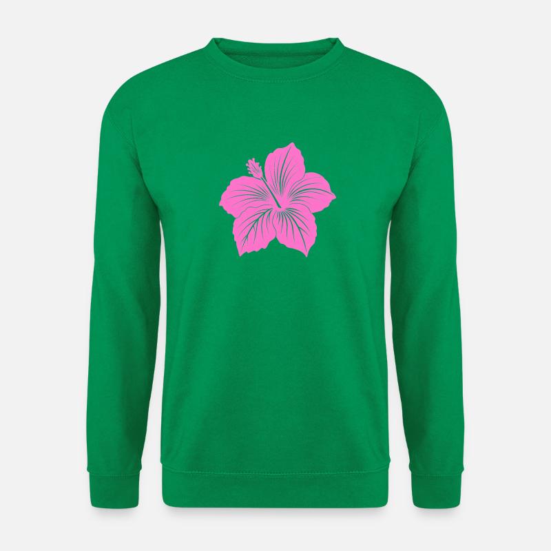 Hibiskusblüte - Unisex Pullover - Kelly Green
