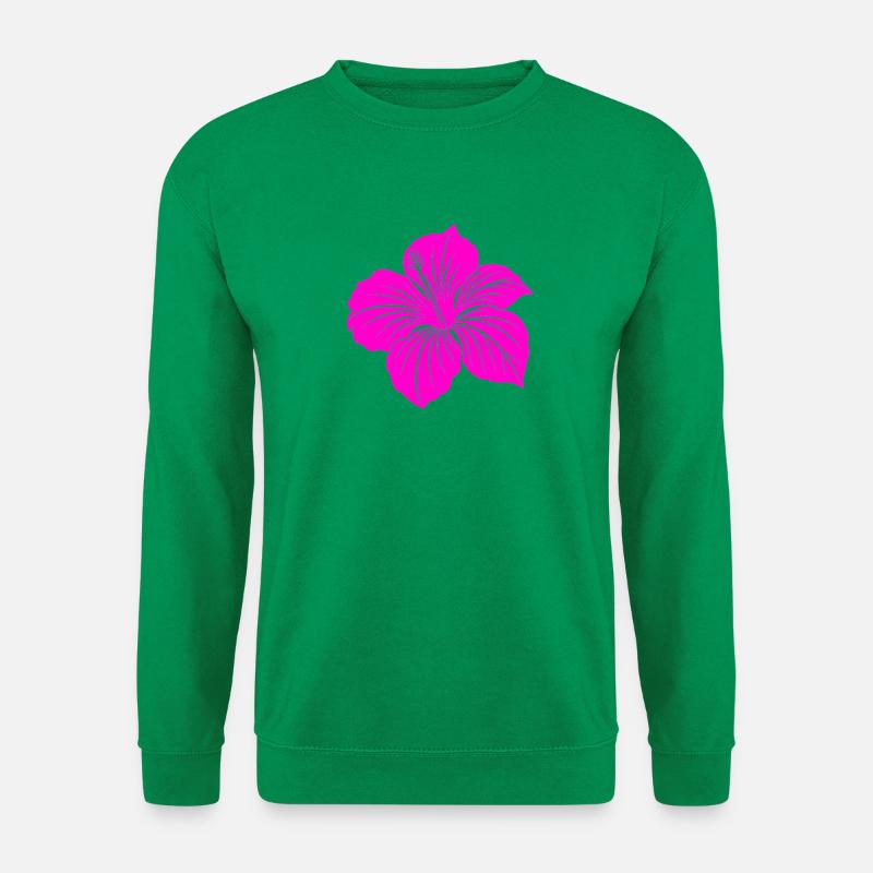 Hibiskusblüte - Unisex Pullover - Kelly Green