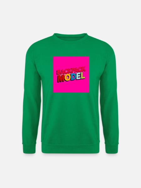 Rucksackmodell Neon-Text - Unisex Pullover - Kelly Green