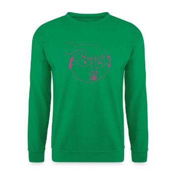 Angry Baby T-Shirt - Unisex Pullover - Kelly Green - Vorne