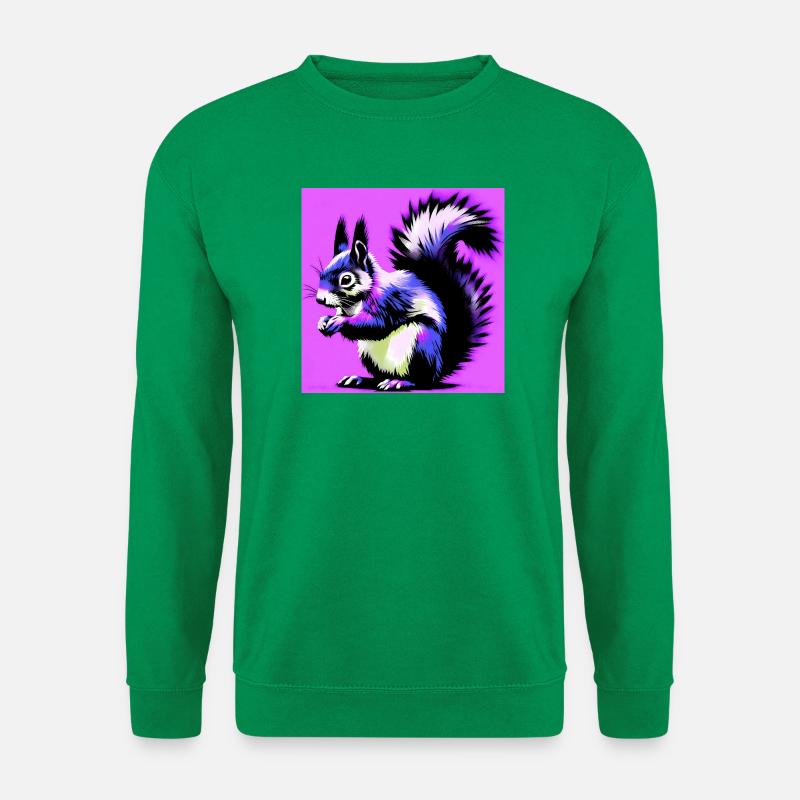 squirrel - Unisex Sweatshirt - kelly green