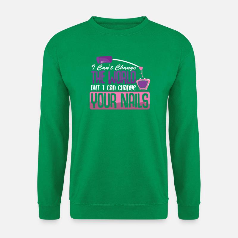 Nageldesigner Nageldesignerin Kosmetik Nagelstudio - Unisex Pullover - Kelly Green